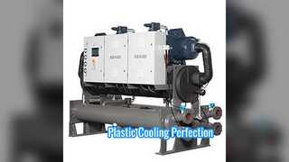Raffreddamento di stampi per estrusione di plastica con refrigeratore a vite da 100 HP
