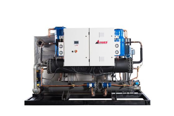 comprare sistema industriale a basso rumore del refrigeratore di acqua della macchina industriale del refrigeratore di acqua 250HP online manufacture