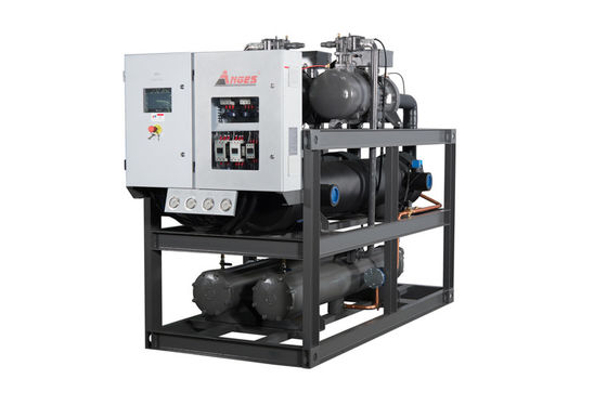 comprare Refrigeratore liquido raffreddato ad acqua del refrigeratore raffreddato ad acqua della vite 560HP per la pianta di desorbimento termico online manufacture