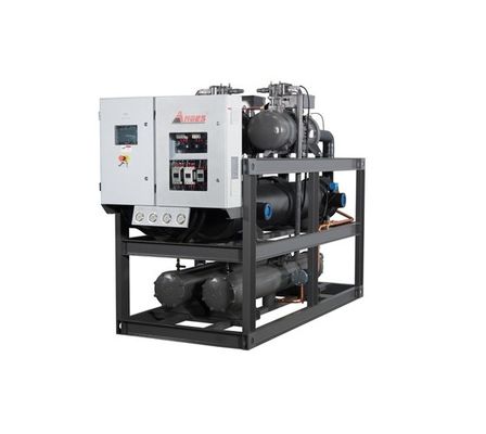 comprare Compressore raffreddato ad acqua del refrigeratore 150hp due di refrigerazione industriale per industria delle materie plastiche online manufacture