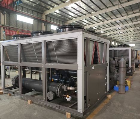comprare Refrigeratore R134a/R407C/R22 del compressore a vite raffreddato aria ermetica dei semi per industria chimica online manufacture