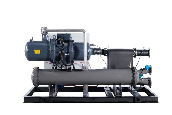 comprare 85 tonnellate 85 HP Chiller raffreddato ad acqua Hanbell Compressore a vite con evaporatore a piastra online manufacture