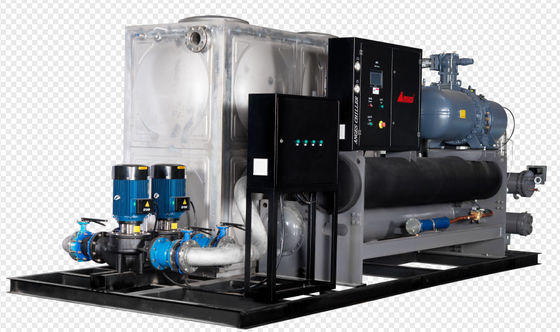 comprare Chiller a vite raffreddati ad acqua da 40 CV Chiller ad acqua per processi industriali per stampa e linea di laminazione di pellicole BOPP online manufacture