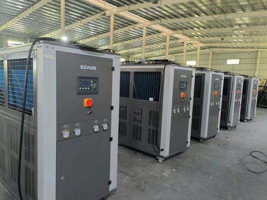 comprare R22 frigorifero di tipo raffreddato ad aria da 10 tonnellate per macchine da stampaggio a soffio online manufacture