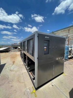 comprare PLC controllato Panasonic Air Cooled Screw Chiller con refrigerante R410a online manufacture