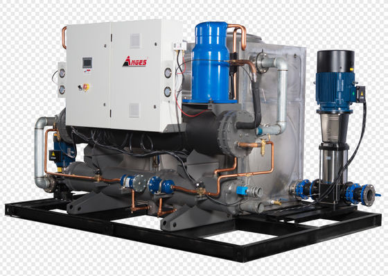 comprare 250 CV sistema integrato di refrigerazione industriale tipo vite semihermetico online manufacture