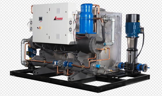 comprare 100 HP Chiller a vite raffreddato ad acqua Processo industriale Chiller ad acqua per stampa e linea di laminazione di pellicole BOPP online manufacture