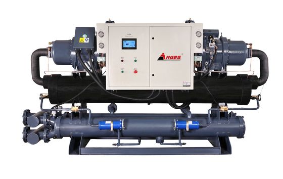 comprare 100hp Chiller a vite raffreddato ad acqua con componenti elettrici Schneider per la macchina di stampaggio ad iniezione online manufacture