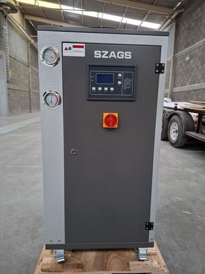 comprare 5HP Industrial Water Cooler Processing Plastic 5RT Air Cooled Chiller Per il raffreddamento chimico farmaceutico Condensatore di tubi di rame online manufacture
