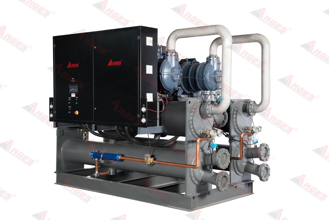 Chiller industriale a semivarretta raffreddato ad acqua da 100 tonnellate progettato specificamente per la stampatura a iniezione di materie plastiche