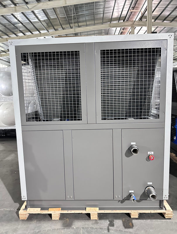 Chiller ad acqua raffreddata ad aria da 50 tonnellate Chiller a glicolo con quattro compressori a rotoli