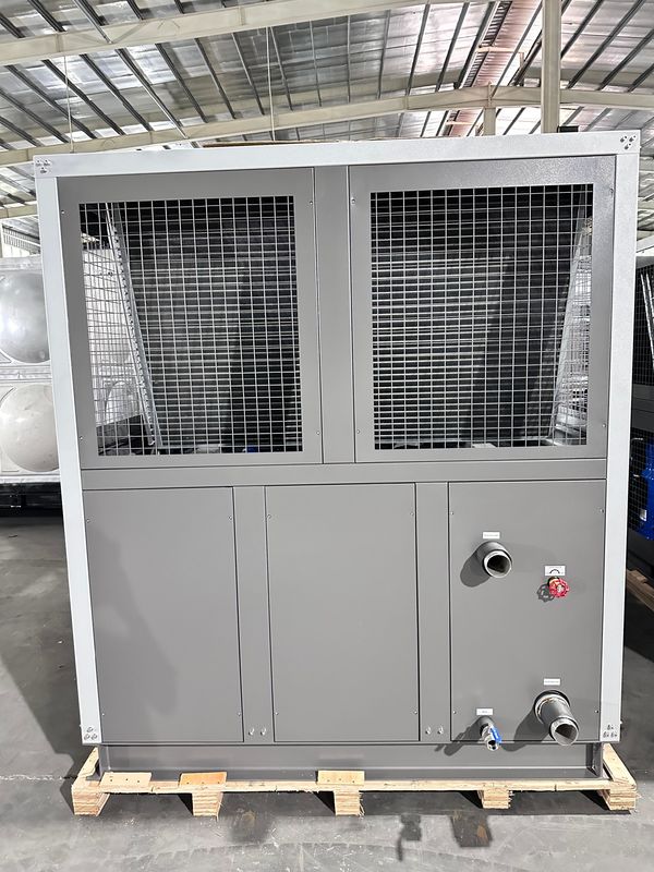 Fornitura di fabbrica 60HP raffreddato ad aria Industrial Chiller Acqua 60 Tone Scroll Tipo Glicolo Chiller con quattro scroll compressori