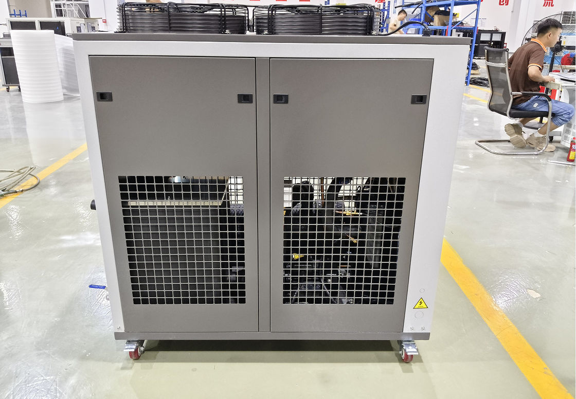 Chiller ad acqua raffreddata ad aria industriale da 5 tonnellate 18kW tipo scroll Glycol Chiller Cina fornitura di fabbrica