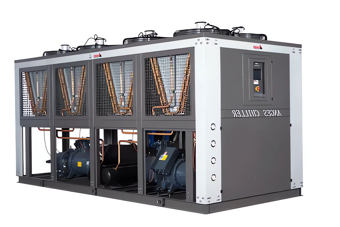 150HP Industrial Air Cooled Screw Chiller per la macchina a pellicola soffiata e la linea di bottiglie PET