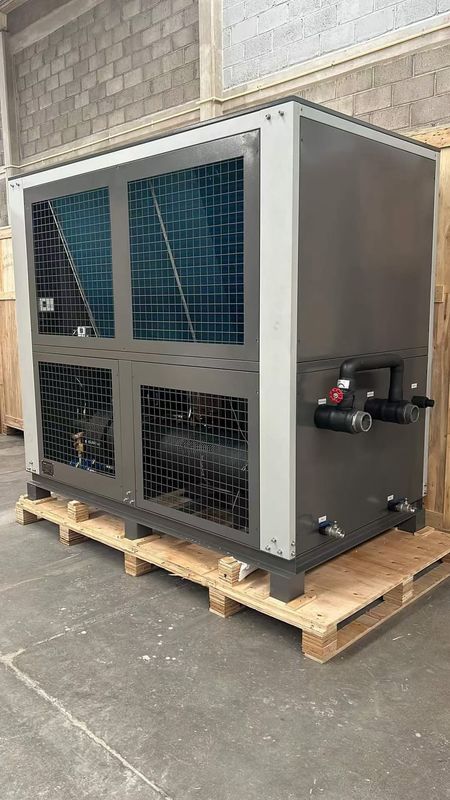 46.2KW raffreddato ad aria rotolo tubo di rame a pinne frigorifero dell'acqua industriale / raffreddatore dell'acqua industriale