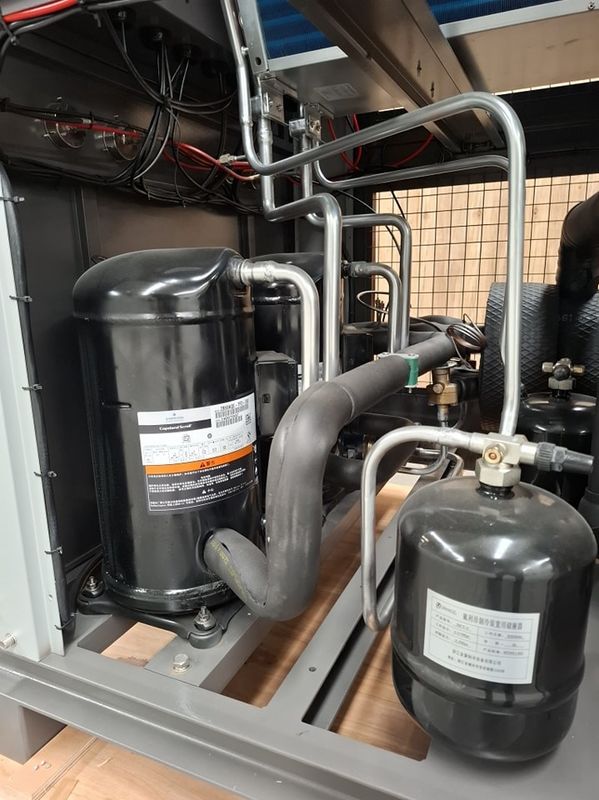 5HP Industrial Water Cooler Processing Plastic 5RT Air Cooled Chiller Per il raffreddamento chimico farmaceutico Condensatore di tubi di rame