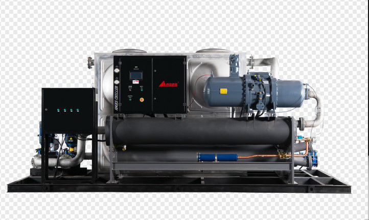 Chiller ad acqua portatile ad alte prestazioni da 100 CV con grande capacità del serbatoio e pompa di circolazione esterna