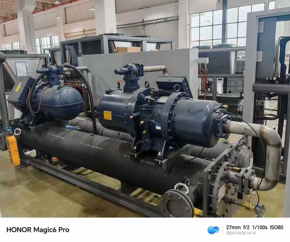 Chiller a vite raffreddati ad acqua di 280 CV Chiller ad acqua per processi industriali per stampa e linea di laminazione BOPP