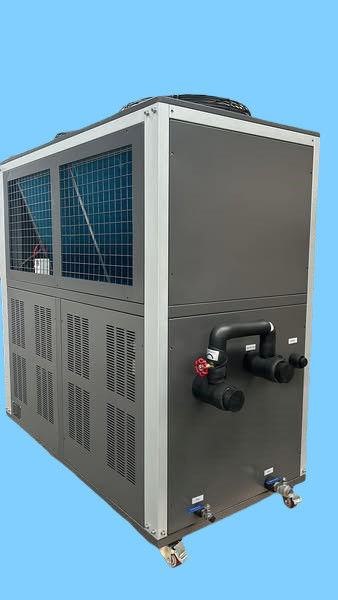 20 HP Chiller raffreddato ad acqua per la produzione di materie plastiche pulito Eco-friendly 20Ton sistema di acqua raffreddata industriale
