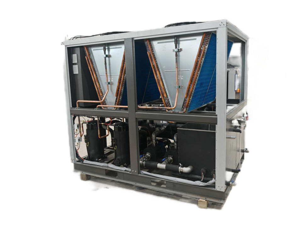 frigorifero di laboratorio raffreddato ad aria con pompa di acqua circolante a bassa temperatura e serbatoio di acqua in acciaio inossidabile,supporta una temperatura di uscita dell'acqua di -5°C ed è dotato di protezione multipla di sicurezza