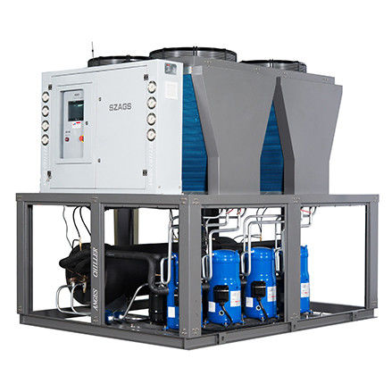 refrigeratore 50HP refrigeratore d'acqua raffreddato ad aria industriale 50Ton per il refrigeratore del rotolo raffreddato ad aria modulare della macchina dello stampaggio ad iniezione