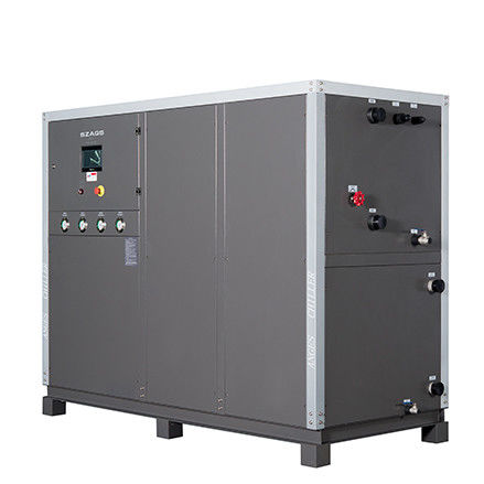 Refrigeratore a raffreddamento ad acqua da 50 CV con serbatoio in acciaio inossidabile e evaporatore a serpentina da 165,6 kW per raffreddamento chimico