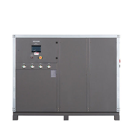 Refrigeratore a raffreddamento ad acqua da 50 CV con serbatoio in acciaio inossidabile e evaporatore a serpentina da 165,6 kW per raffreddamento chimico
