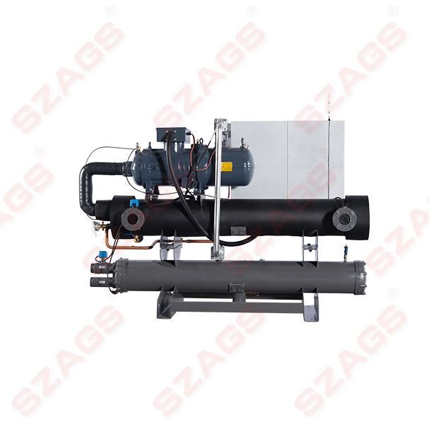 Refrigerazione ad alta capacità da 150HP per esigenze industriali pesanti Unità refrigeratore raffreddata ad acqua