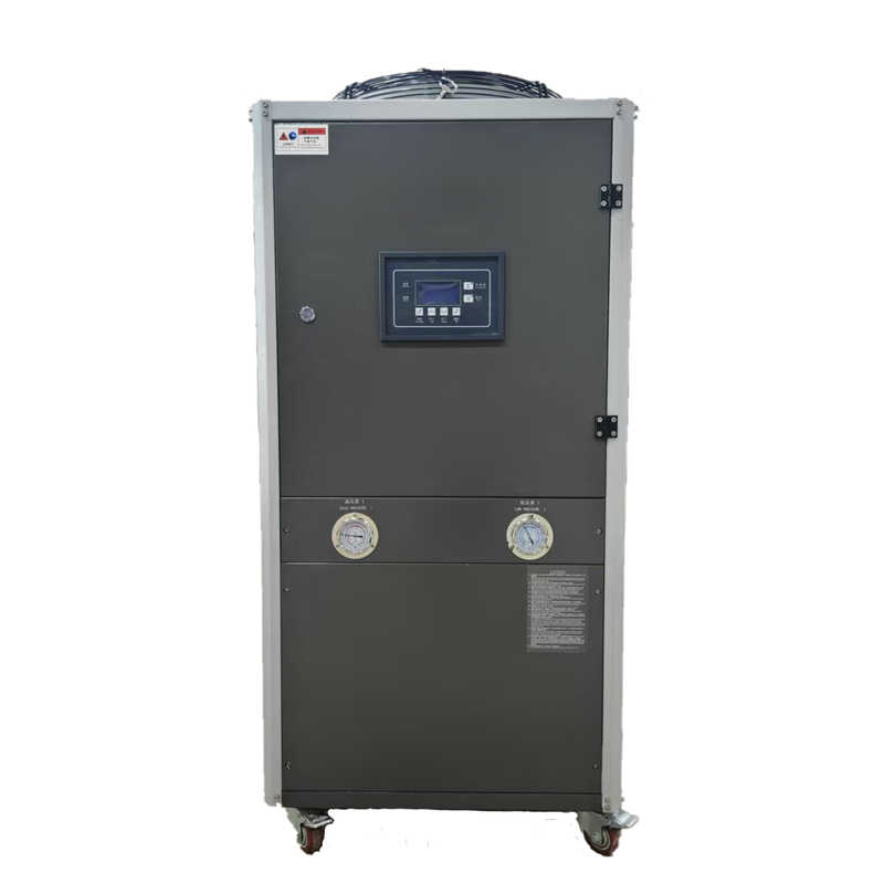 Refrigeratore industriale a 3HP raffreddato ad aria, 8.9kW, refrigeratore a glicole portatile per macchine per stampaggio a iniezione