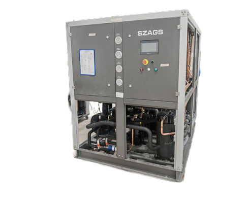 frigorifero di laboratorio raffreddato ad aria con pompa di acqua circolante a bassa temperatura e serbatoio di acqua in acciaio inossidabile,supporta una temperatura di uscita dell'acqua di -5°C ed è dotato di protezione multipla di sicurezza