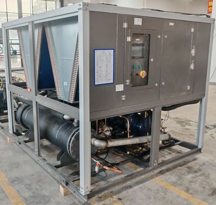 Adottare il supporto ambientale dei refrigeranti per il recupero del calore dei rifiuti per l'industria chimica e la produzione di batterie al litio Risparmio energetico Condensatore a tubo di rame raffreddato ad aria con refrigerante R410A